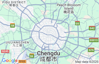 Map of Chengdu
