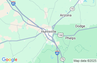 Map of Huntsville