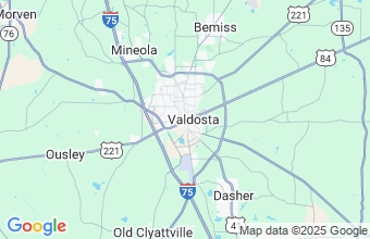 Map of Valdosta