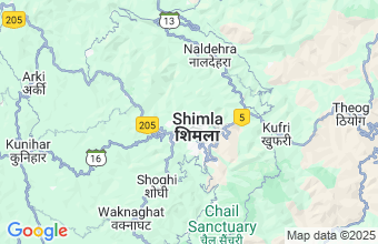 Map of Shimla
