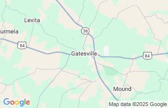 Map of Gatesville