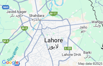 Map of Lahore