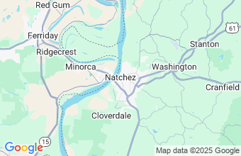Map of Natchez