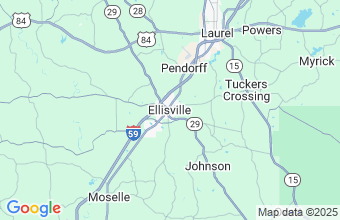 Map of Ellisville