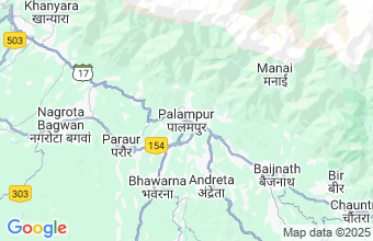 Map of Palampur