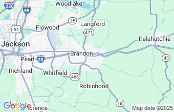Map of Brandon