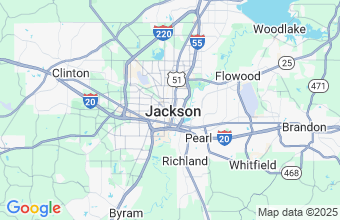 Map of Jackson