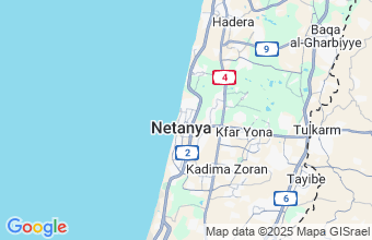 Map of Netanya