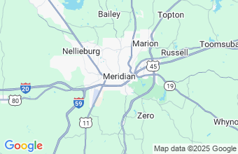 Map of Meridian