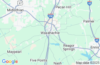 Map of Waxahachie