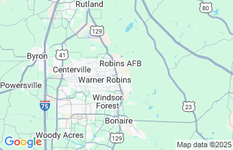 Map of Warner Robins