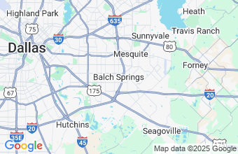 Map of Balch Springs