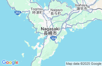 Map of Nagasaki