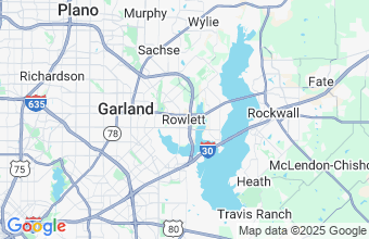 Map of Rowlett