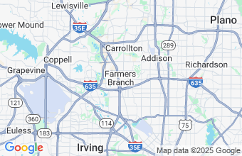 Map of Farmers Branch
