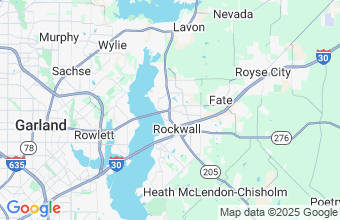 Map of Rockwall
