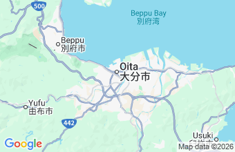 Map of Oita