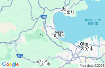 Map of Beppu