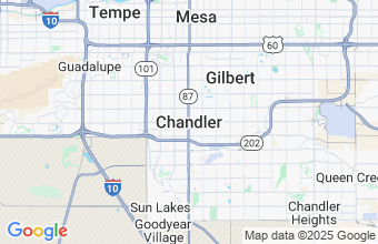 Map of Chandler