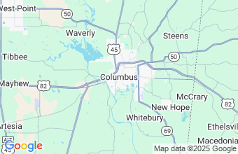 Map of Columbus