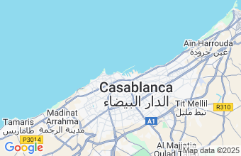 Map of Casablanca