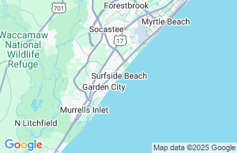 Map of Surfside Beach