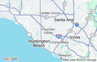 Map of Fountain Valley