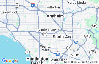 Map of Garden Grove