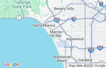 Map of Marina Del Rey