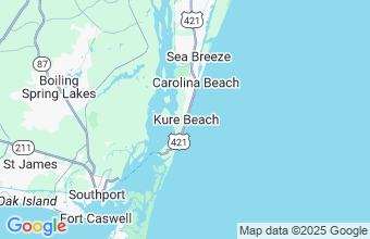 Map of Kure Beach