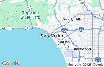 Map of Santa Monica