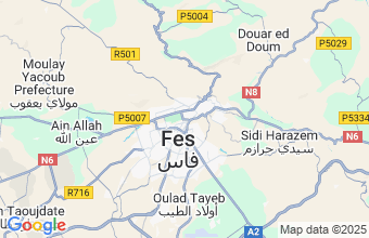 Map of Fes