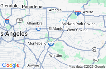Map of South El Monte