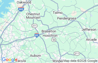 Map of Braselton
