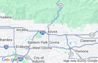 Map of Azusa