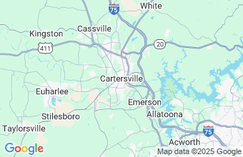 Map of Cartersville