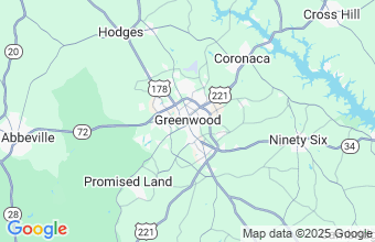 Map of Greenwood