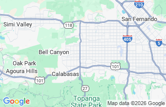 Map of Canoga Park