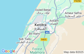 Map of Kenitra
