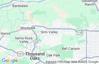 Map of Simi Valley
