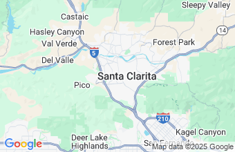 Map of Santa Clarita
