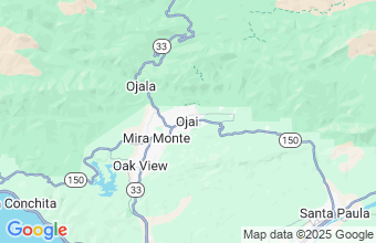 Map of Ojai
