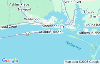 Map of Atlantic Beach