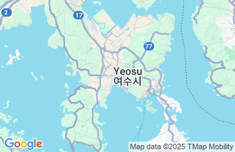 Map of Yeosu
