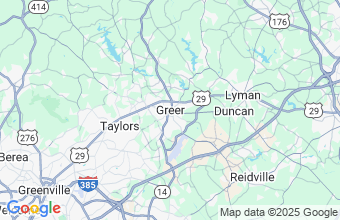 Map of Greer