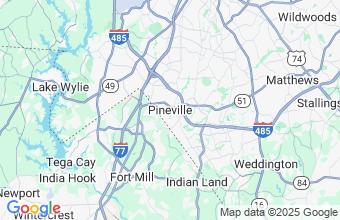 Map of Pineville