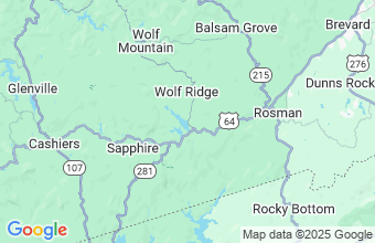 Map of Lake Toxaway