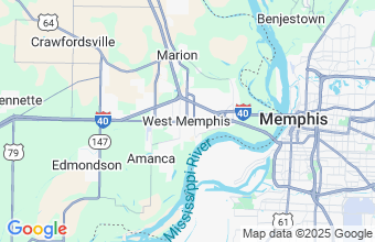 Map of West Memphis