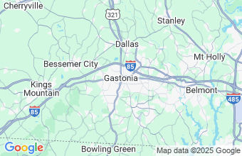 Map of Gastonia
