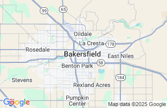 Map of Bakersfield